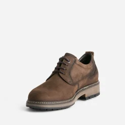 Derby confort en cuir nubuck^Fluchos Sale