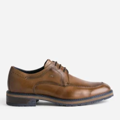 Derby marron clair en cuir^Fluchos New