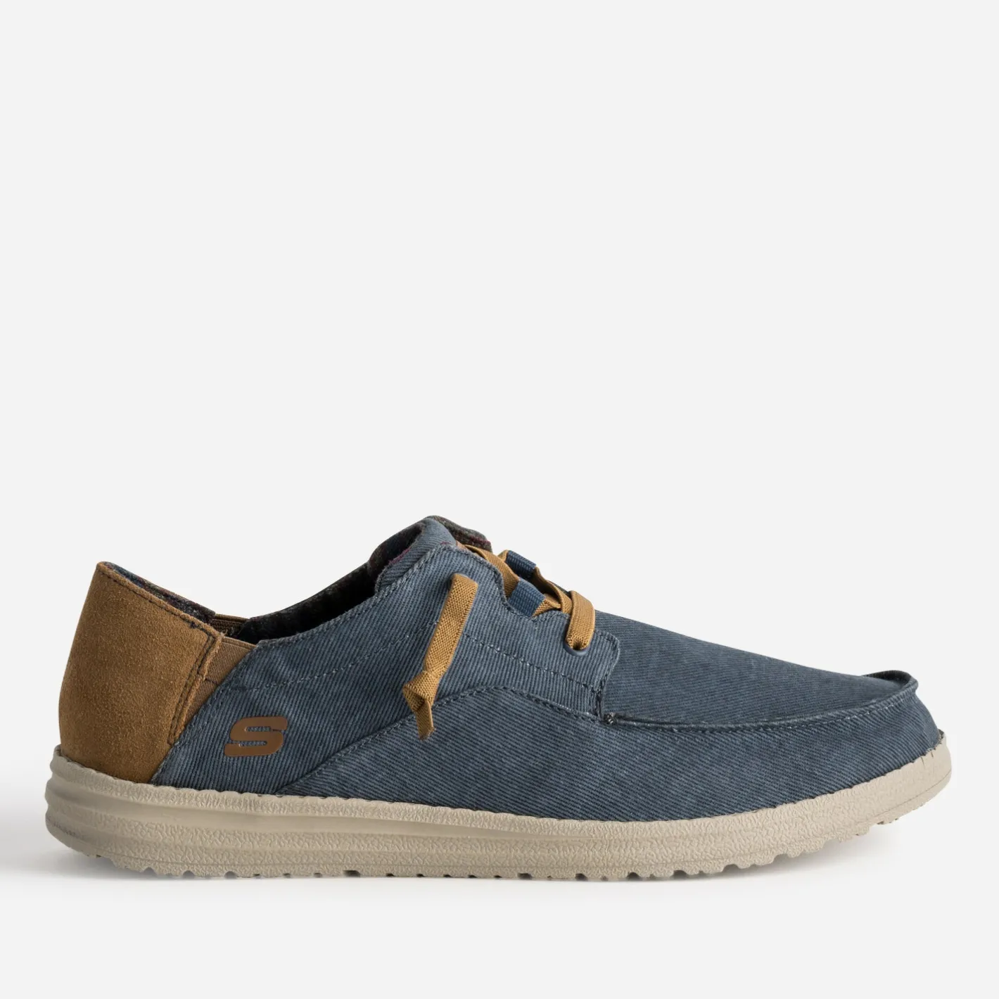 Derby toile et cuir velours^Skechers Hot