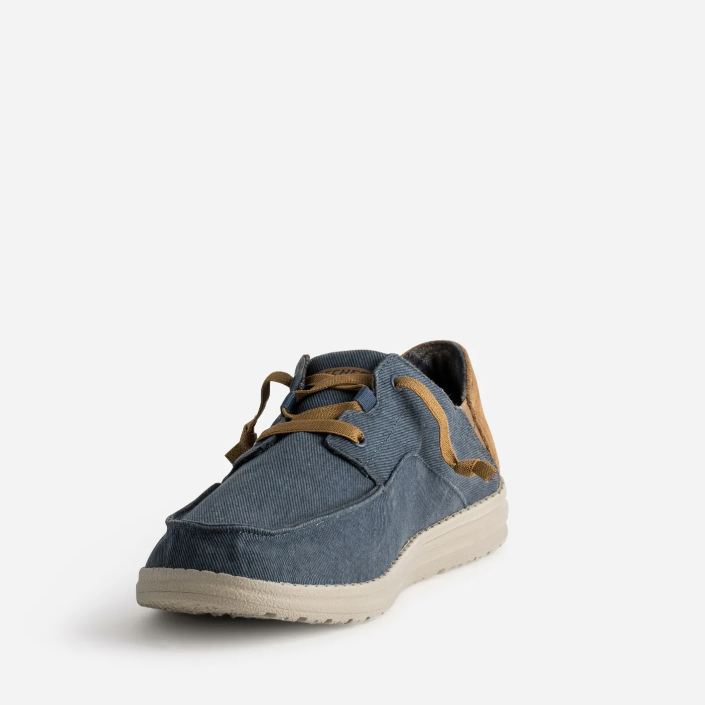 Derby toile et cuir velours^Skechers Hot