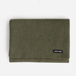Echarpe homme kaki chiné en tricot^Jack & Jones Best