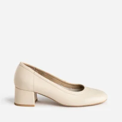 Escarpin beige clair en cuir^Eram Sale