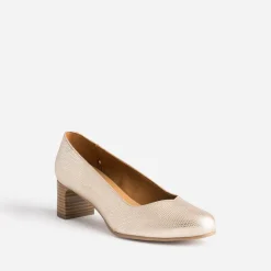 Escarpin dé en cuir embossé^Eram Flex Clearance