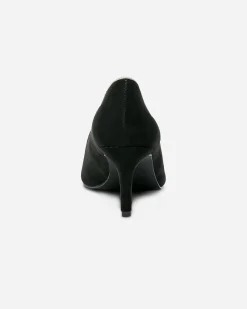 Escarpin suédé éco-conçu à bord doré et bout pointu^Eram Online