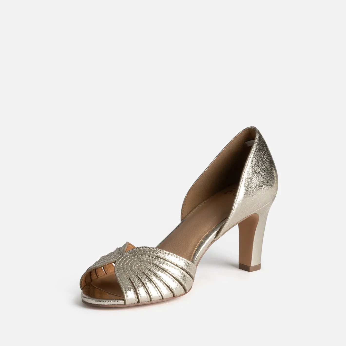 Escarpin open-toe talon à gge^Eram Hot
