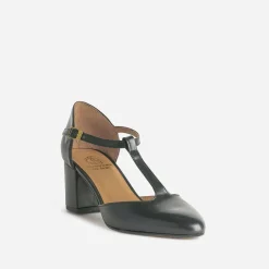 Escarpin-salomé éco-conçu en cuir^Eram Sale