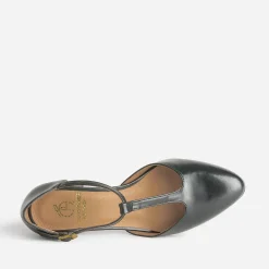 Escarpin-salomé éco-conçu en cuir^Eram Sale