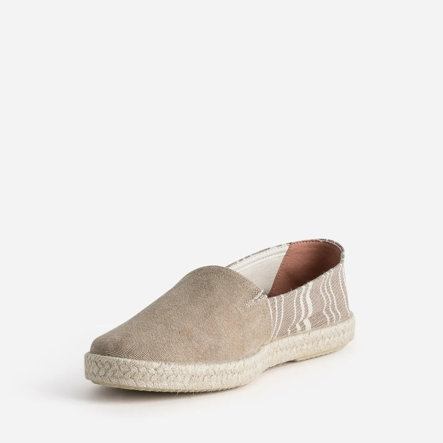 Espadrille toile motif rayures^Eram Online