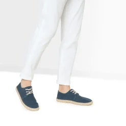 Espadrille marine en toile éco-conçu^Eram