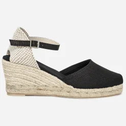 Espadrille compensée en toile^Eram Clearance