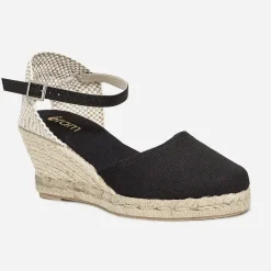 Espadrille compensée en toile^Eram Clearance
