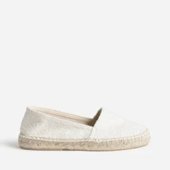 Espadrille écrue toile damassée^Eram Best