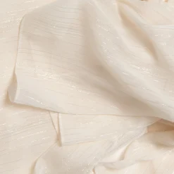 Foulard écru fines rayures dorées^Eram Sale