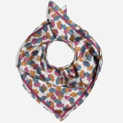 Foulard écru imprimé feuilles^Eram Online