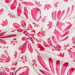 Foulard et blanc motif floral - Sélection Octobre^Eram Discount