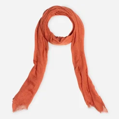 Foulard rouge brique^Texto