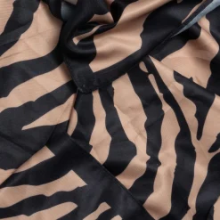 Foulard motif zèbre^Texto