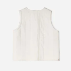 Gilet écru maxi broderies^Texto Online