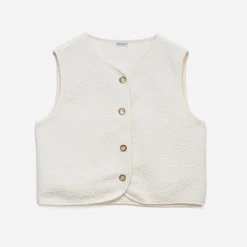 Gilet écru sans manches^Texto Online