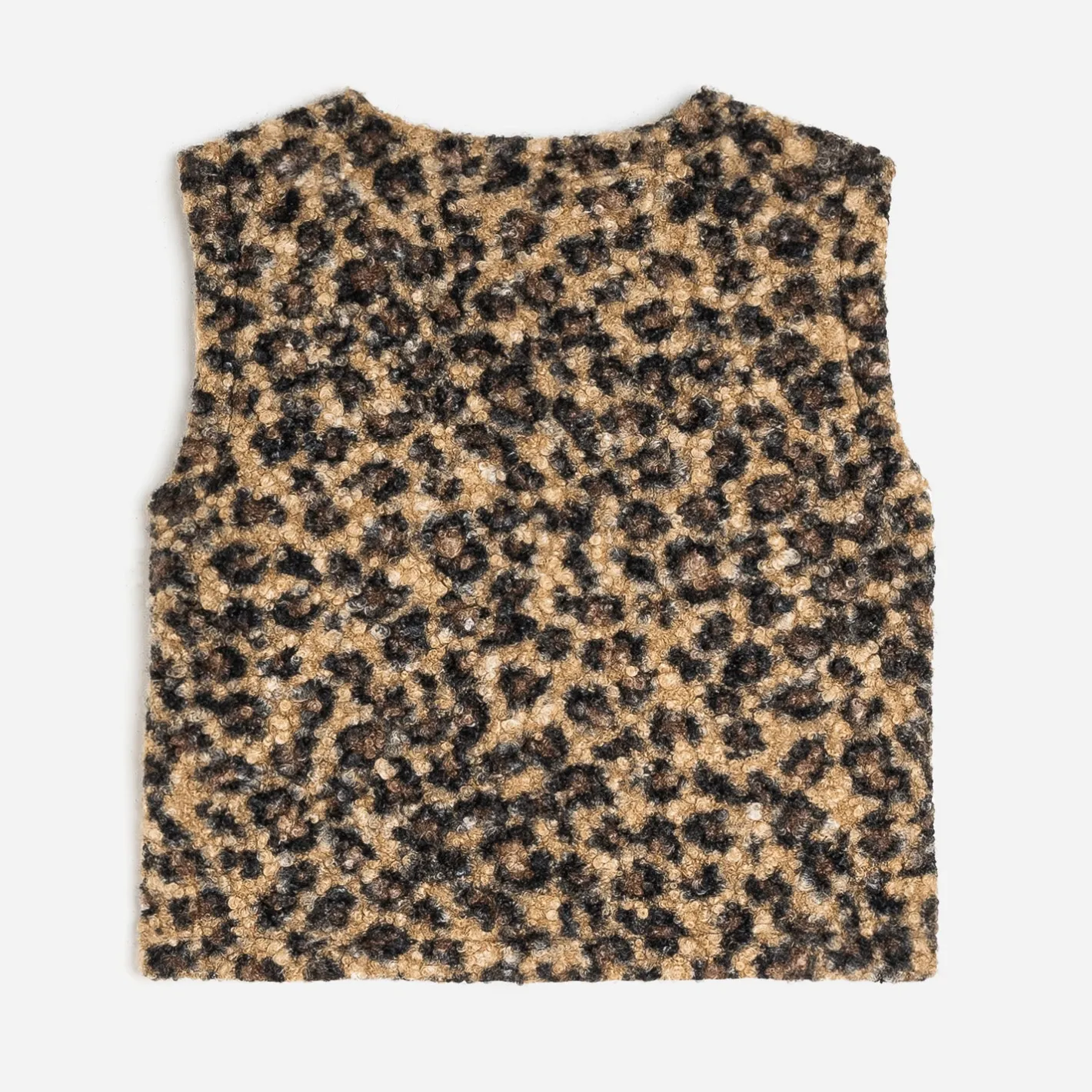 Gilet à motif léopard^Texto Sale