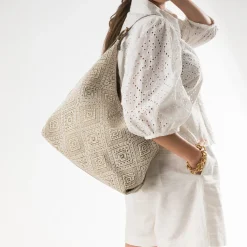 Grand sac brodé^Eram Hot