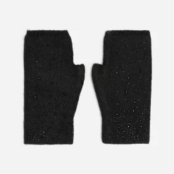 Mitaines es tricot décor strass^Texto Outlet