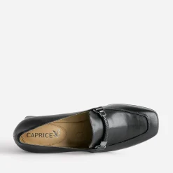 Mocassin à talon en cuir^Caprice