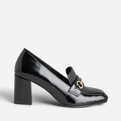 Mocassin à talon verni^Eram Discount