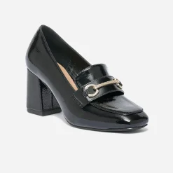 Mocassin à talon verni^Eram Discount