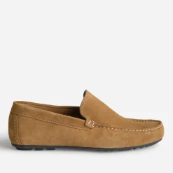 Mocassin camel en cuir velours^Eram Best