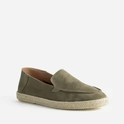 Mocassin cuir velours semelle corde^Eram Discount