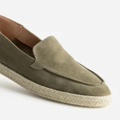 Mocassin cuir velours semelle corde^Eram Discount