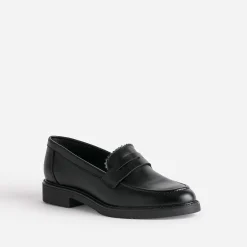 Mocassin cuir bord cranté éco-conçu^Eram Clearance
