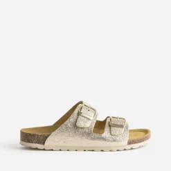 Mule anatomique dée en cuir froissé éco-conçu^Eram Discount