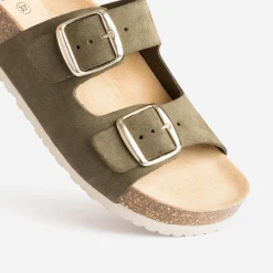 Mule anatomique en cuir velours^Eram Outlet