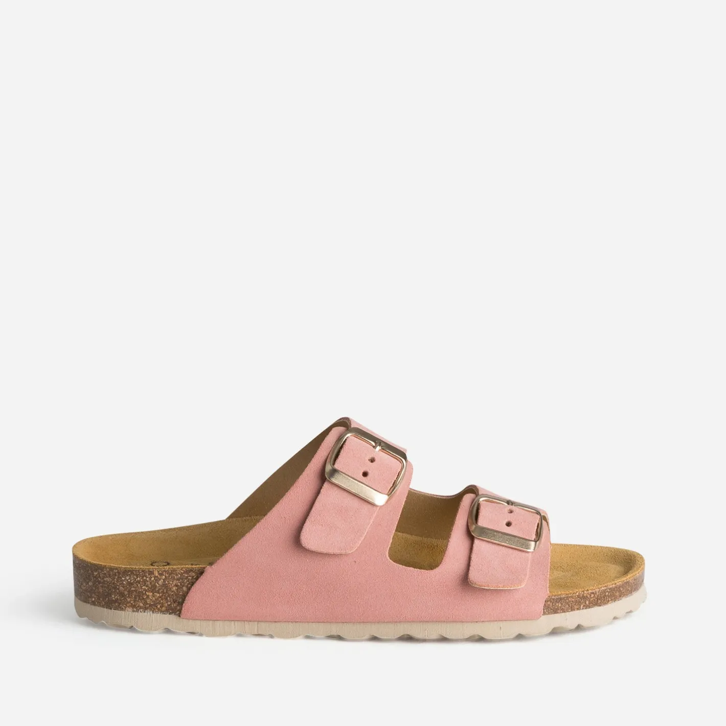 Mule anatomique cuir velours^Eram Sale