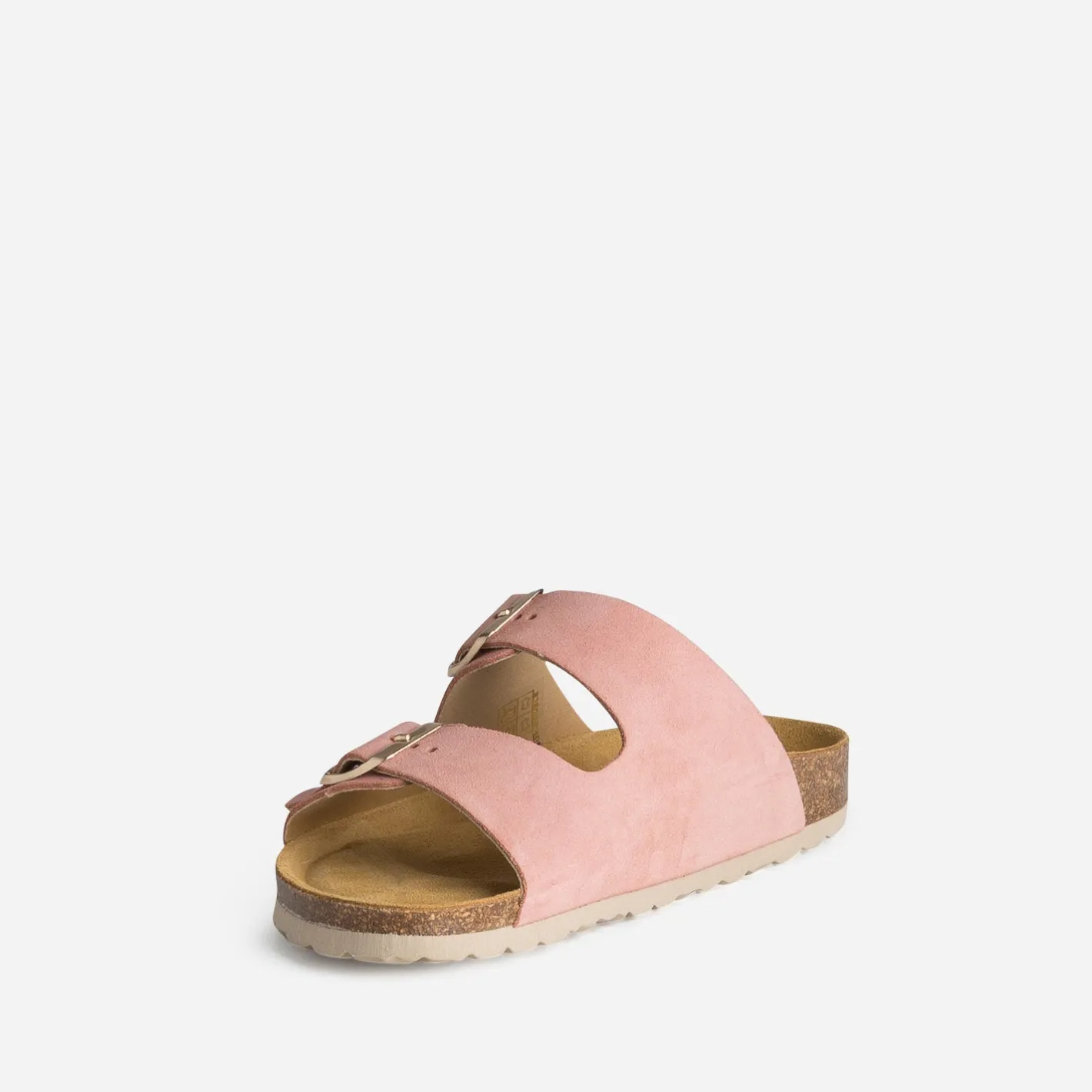 Mule anatomique cuir velours^Eram Sale