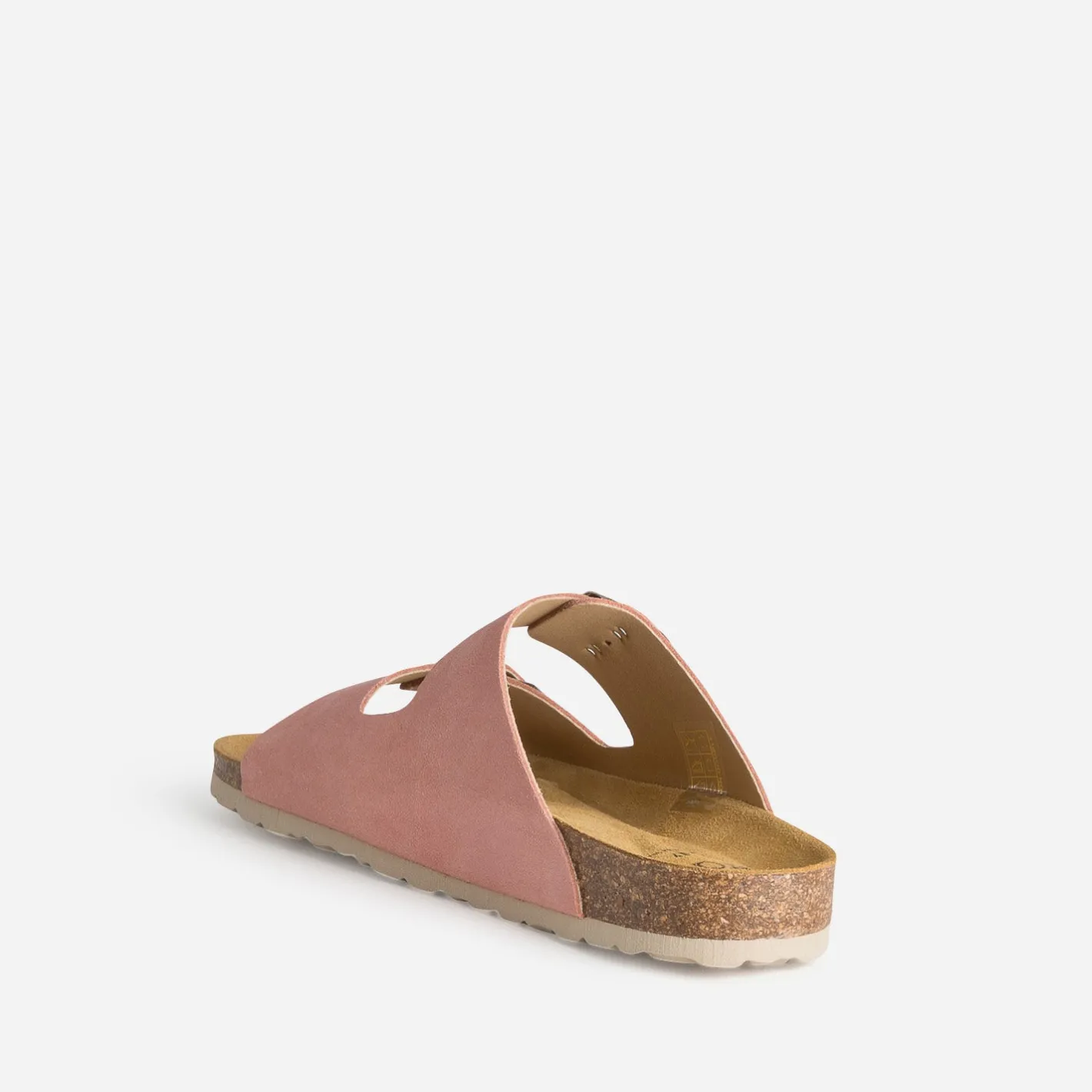 Mule anatomique cuir velours^Eram Sale