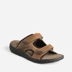 Mule éco-conçue en cuir à scratchs^Eram Best