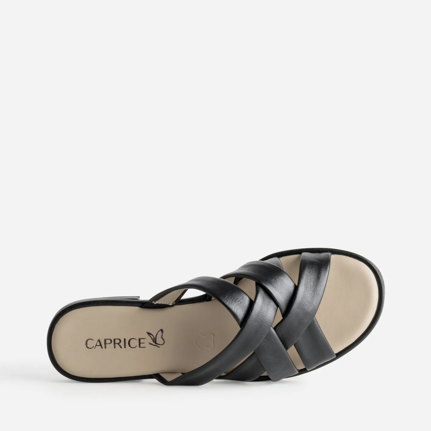 Mule e cuir brides souples^Caprice Online