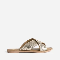 Mule dée en cuir tressé^Eram New