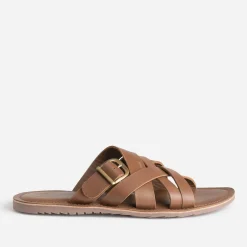 Mule marron cuir éco-conçu^Eram Sale