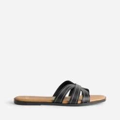 Mule e cuir brides détails couture^Eram Sale