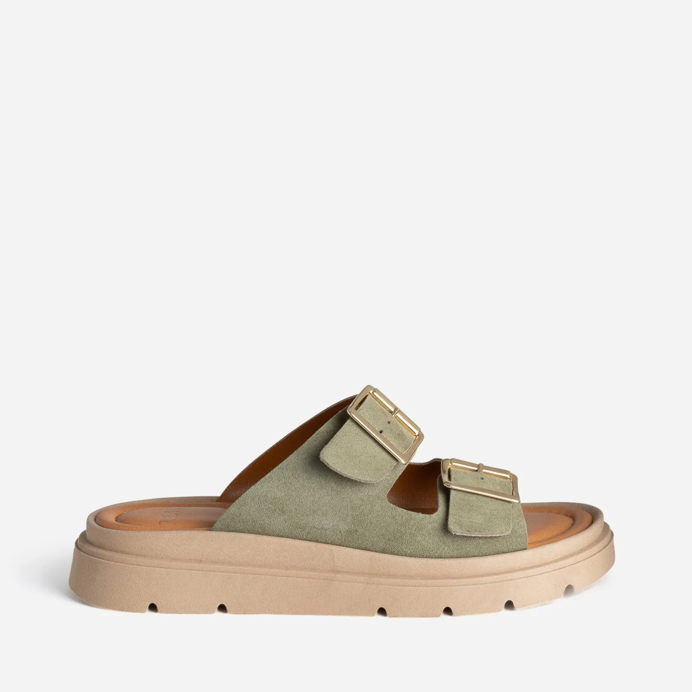 Mule cuir velours^Texto Online