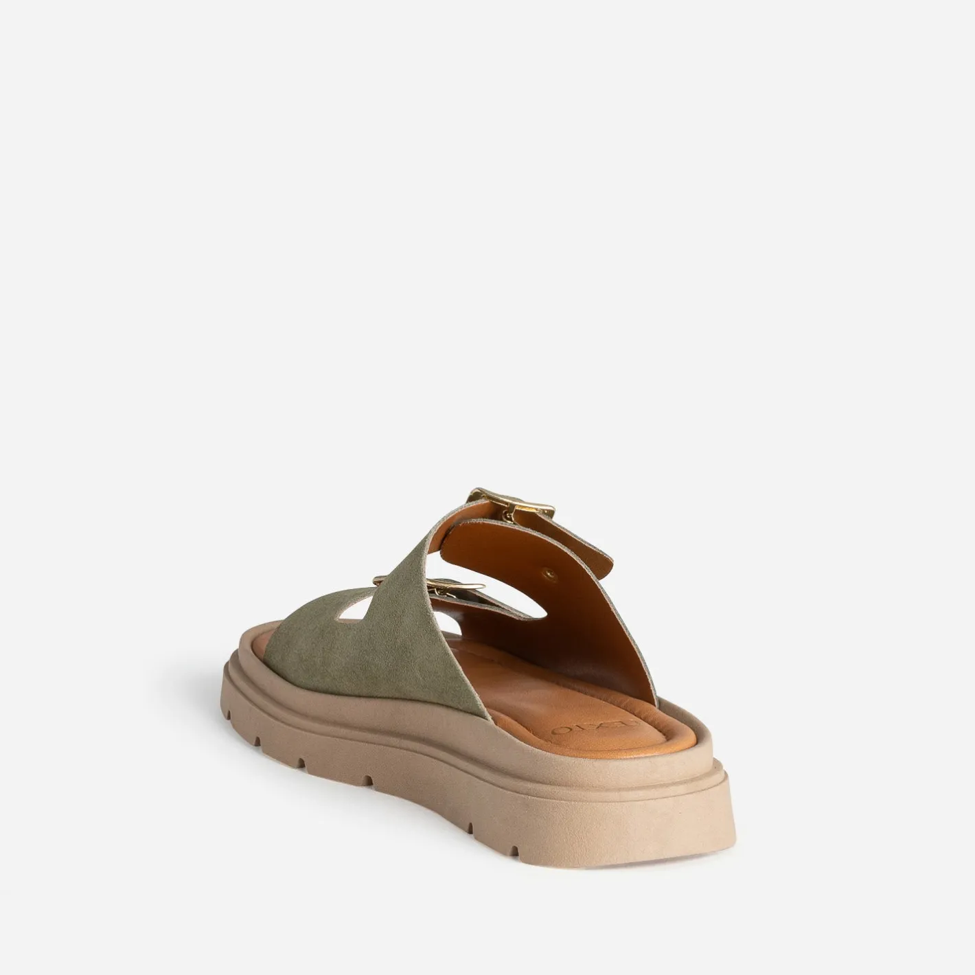 Mule cuir velours^Texto Online