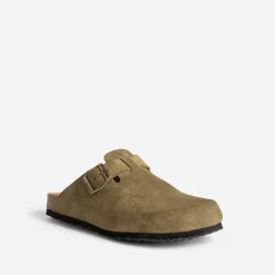 Mule en cuir^Texto Online