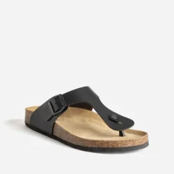 Mule-tong anatomique e en cuir^Eram Online