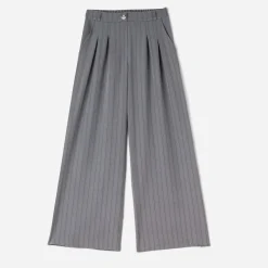 Pantalon de tailleur rayures tennis^Texto New