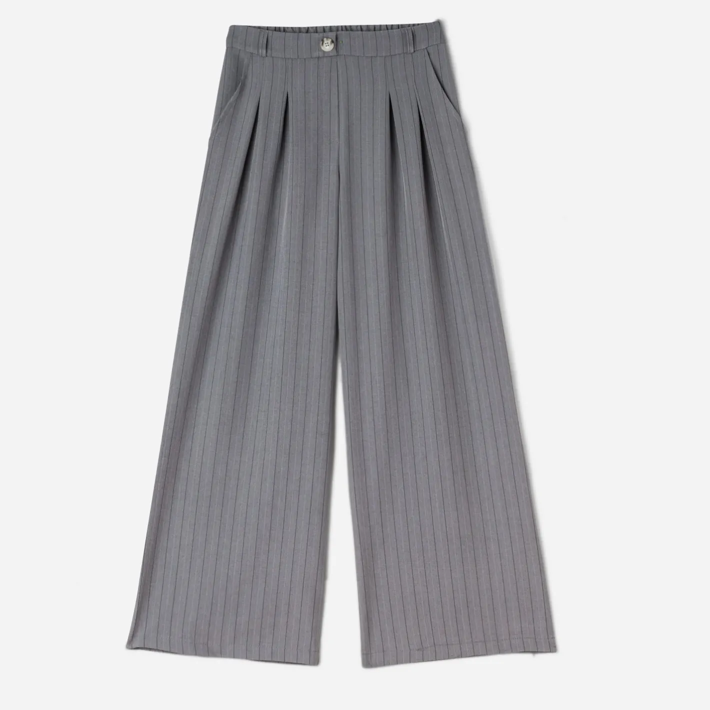 Pantalon de tailleur rayures tennis^Texto New