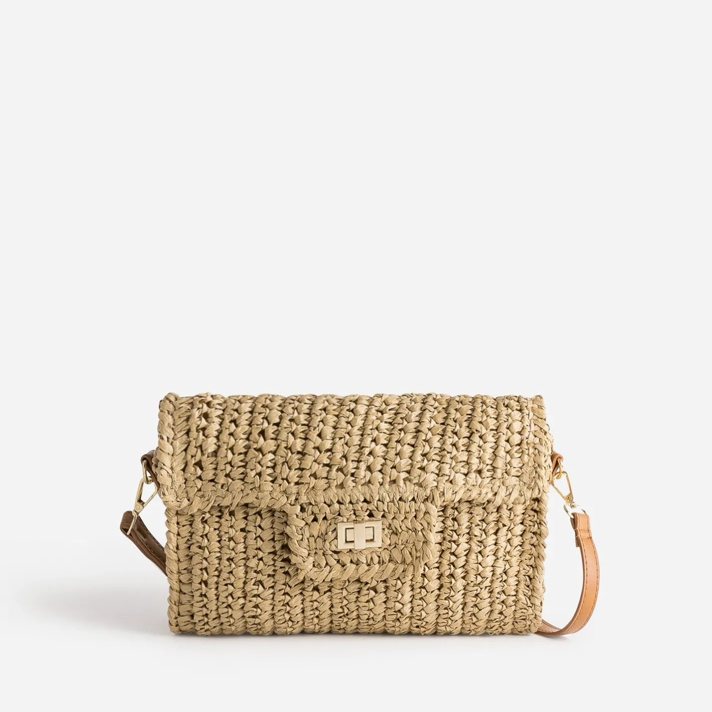 Pochette paille tressée^Eram Discount